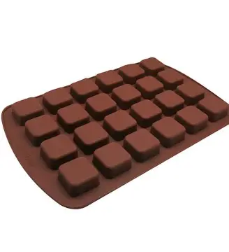 MOLDE SILICON BROWNIE C/24 CAV