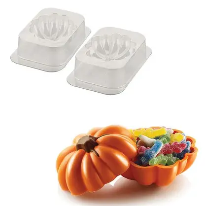 MOLDE PARA CHOCOLATE CALABAZA C/2