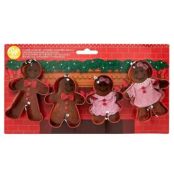 SET DE 4 CORTADORES FAMILIA JENGIBRE