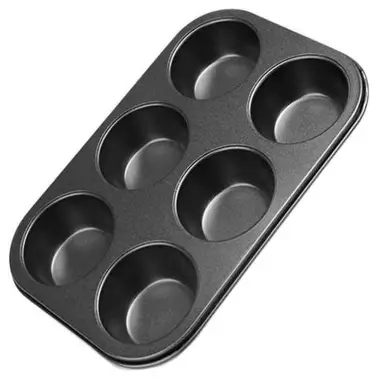 MOLDE AA MUFFIN 6 CAV (7X3 cm) BC (26X18X3)