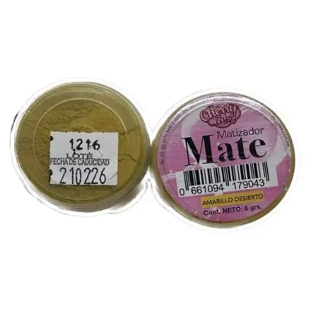 MATIZADOR METALICO AMARILLO PAJA CHERRY