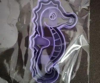 CORTADOR CABALLITO DE MAR ACERO INOX 8X4.3CM