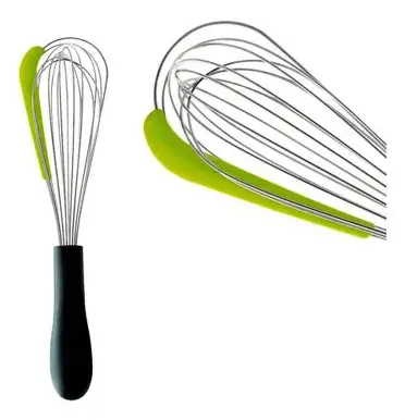 BATIDOR GLOBO METALICO CON LIMPIADOR DE SILICON