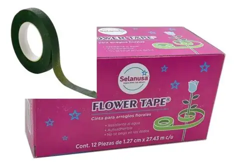 CINTA PARA FLORES 12MMX27M