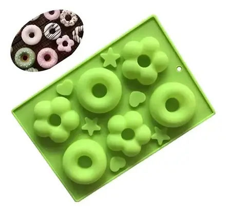 MOLDE SILICON DONA C/6 CAV VERDE