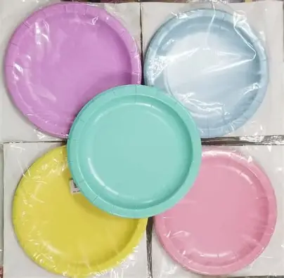 PLATO PASTEL 18CM VARIOS COLORES