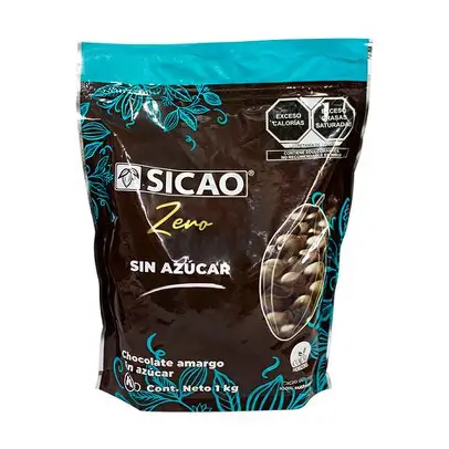 CHOCO S/AZUCAR PASTILLA SICAO 1kg