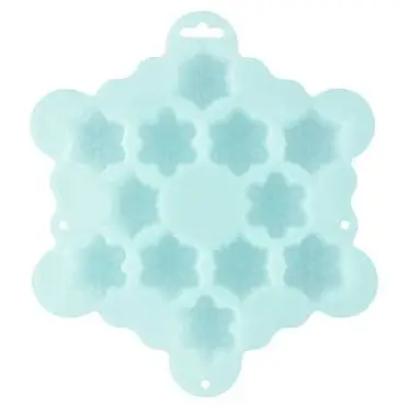 MOLDE SIL COPO DE NIEVE AZUL CIELO