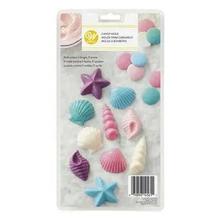 MOLDES PARA CHOCOLATE CONCHAS DE MAR
