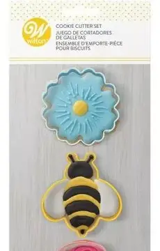 SET CORTADOR ABEJA FLORES C/3PZAS