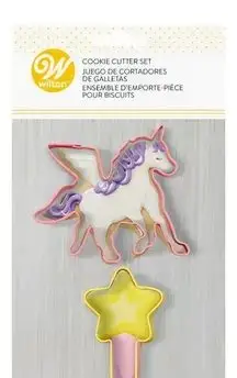 SET CORTADOR UNICORNIO VARITA DIAMENTE C/3 PZAS