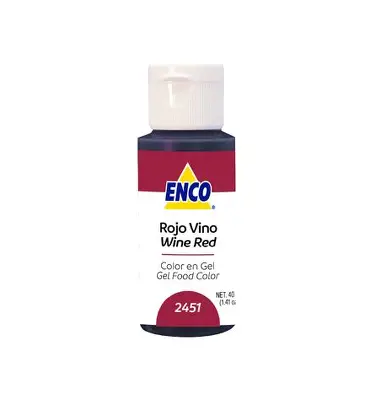 GEL 40g ROJO VINO ENCO