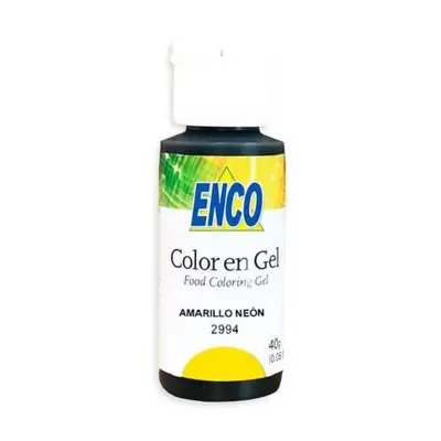 GEL 40g AMARILLO NEON ENCO