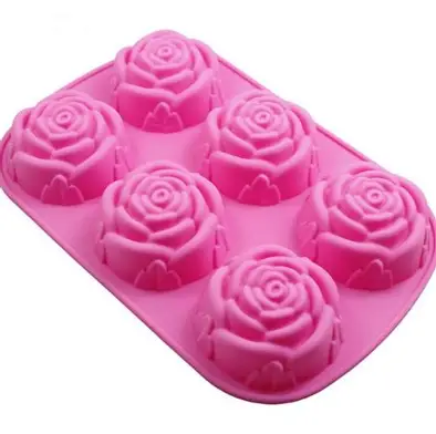 MOLDE SILICON FLORES ROSA