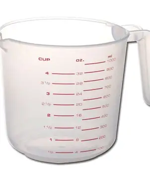 TAZA  MED DE PLAST 1LT