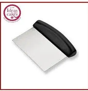 RASPA MANGO NEGRO METAL 12X15CM