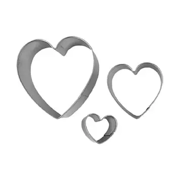 JGO CORTADOR METAL CORAZON 3 PZ