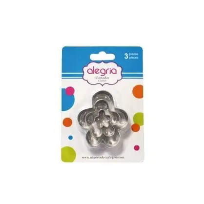 JGO CORTADOR METAL FLOR 3 PZAS