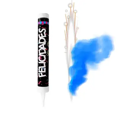 VELA BENGALA REVELACION AZUL OZ