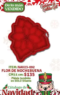 CORTADOR NOCHEBUENA ROJO