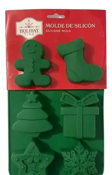 MOLDE SIL FANTASIA NAVIDEÑA 8CV