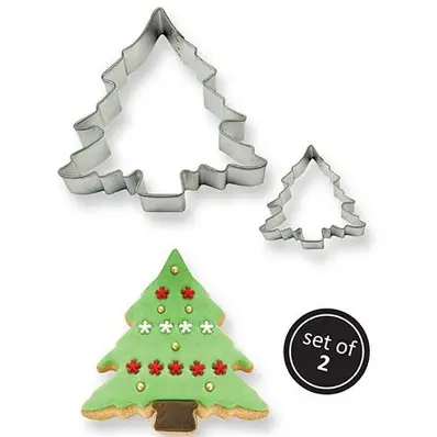 JGO CORTADOR PLAST ARBOL NAVIDAD 2 PZ