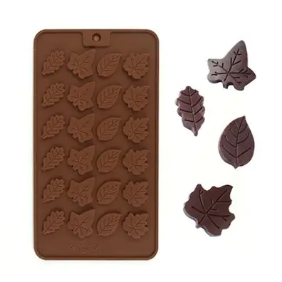 MOLDE SILI/BROWN HOJAS