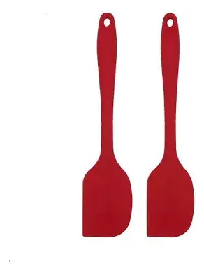 ESPATULA SIL DOBLE ROJO 27CM