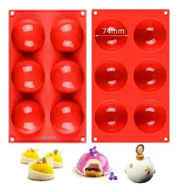 MOLDE SILICON ESFERA GIGANTE 26X22 CM