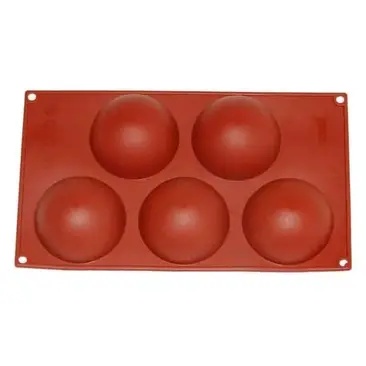 MOLDE SILI MEDIA ESFERA Ø5cMOLDE 8cav ROJO