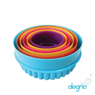 JGO CORTADOR REDONDOS RIZADOS 6 PZ