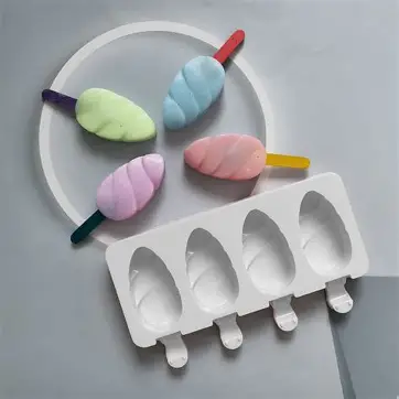 MOLDE SIL PALETA MAGNUMOLDE OVALADO 4CAV