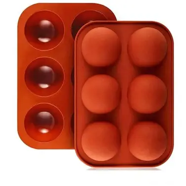 MOLDE SILICON MEDIA ESFERA 6 CAV