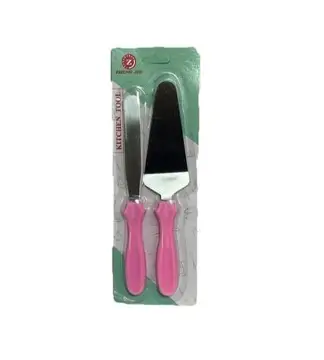 ESPATULAS 2pz METAL Y PLASTICO