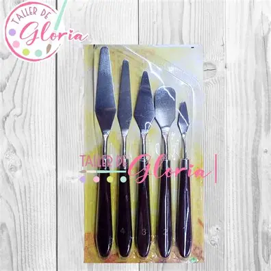 JUEGO ESPATULAS PASTEL 5PZ