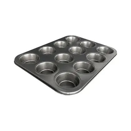 MOLDE CUPCAKE ESTÁNDAR 12 CAV PERFERADO