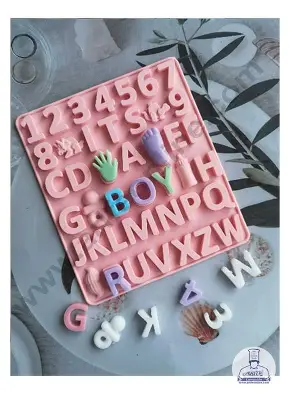 MOLDE SILICON ABC BOY