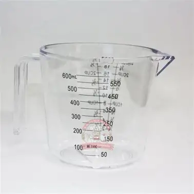 TAZA MEDIDORA ACRILICO 600ML