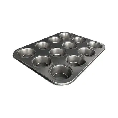 MOLDE CUPCAKE JUMBO 12 CAV PERFERADO