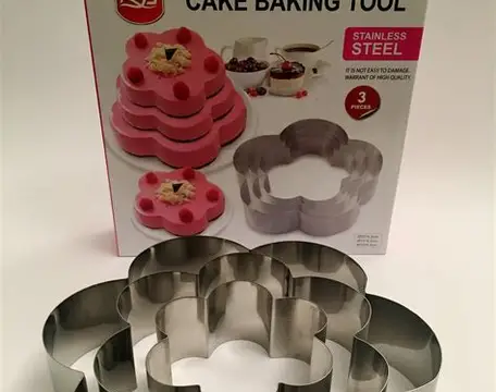 MOLDE ACERO TARTA FLOR