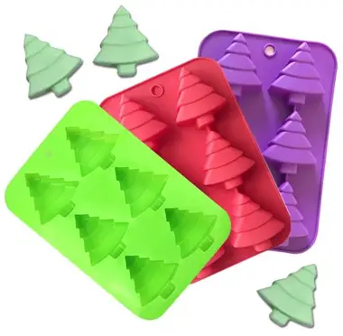 MOLDE SILICON ARBOL DE NAVIDAD