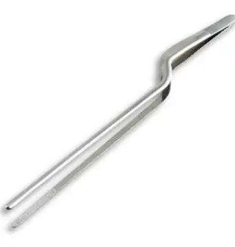 PINZA CURVA LARGA AINOX P/DECORAR 21 CM