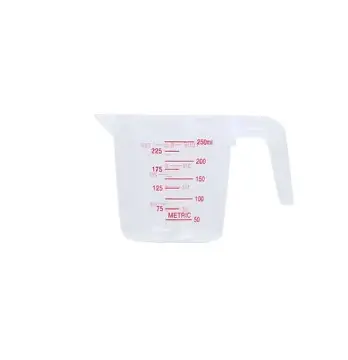 TAZA MED DE PLAST 250 ml