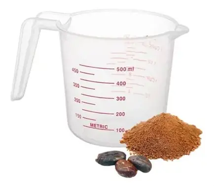 TAZA MED DE PLAST  500 ml