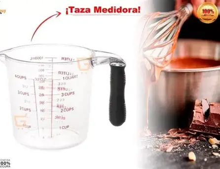 TAZA MED  DE PLAST  1  LT