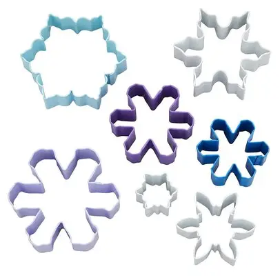 SET DE 7 CORTADORES DE COPOS DE NIEVE