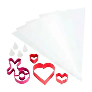 SET 4 CORTADOR 4 MANGAS 12" 4 DUYAS SAN VALENTIN