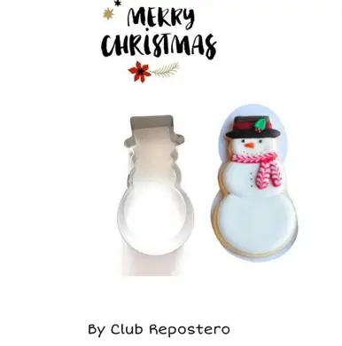 CORTADOR MONO NIEVE BOMBILLA SANTA C/3