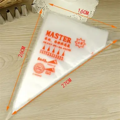 BOLSA P/DECORAR PLAST 40cm 1pz