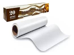 Papel en rollo para hornear 30x6mt